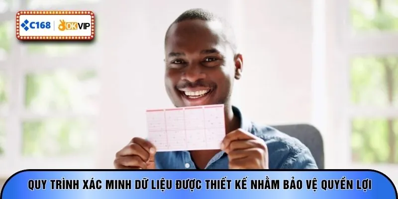 Quy trình xác minh dữ liệu được thiết kế nhằm bảo vệ quyền lợi